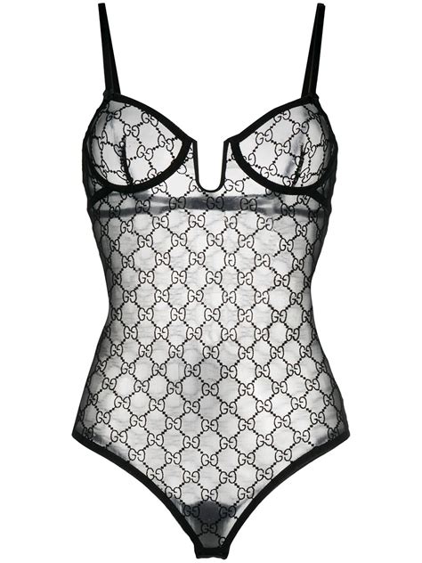 gucci underwear women'|gucci tulle bodysuit.